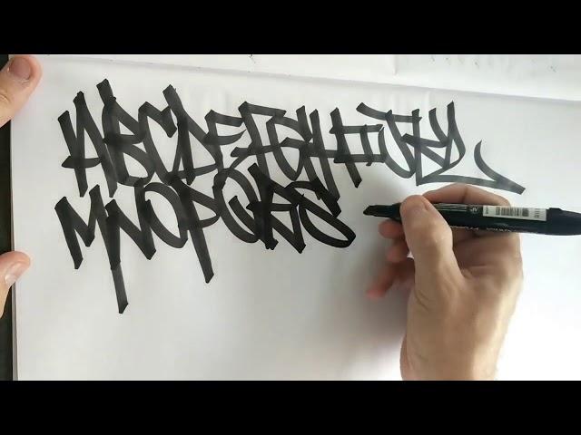 ALPHABET HANDSTYLES - GRAFFITI - @HANDZSOME