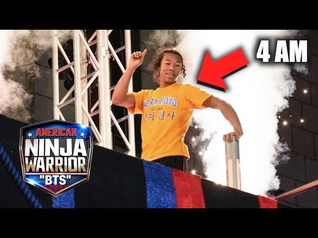 Behind The Scenes of Ninja Warrior with Jera Boyd!