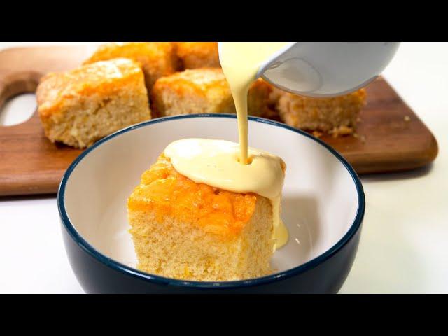 Orange Cake/Pudding,  A Delicious Winter Dessert