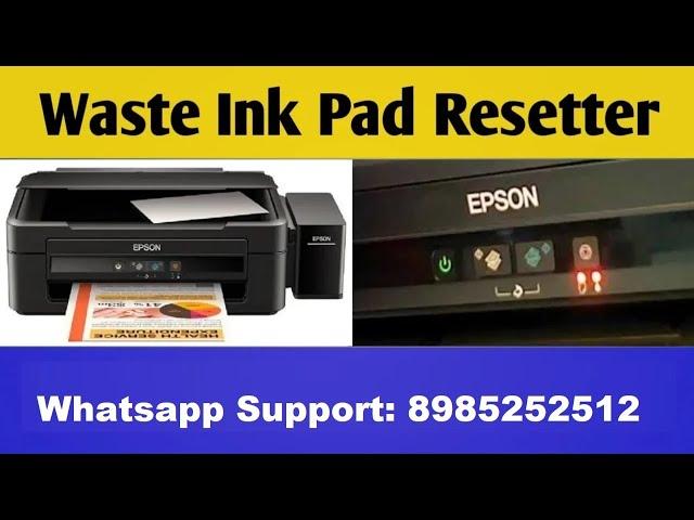 Epson L220 Reset  - red light blinking solution | 2024