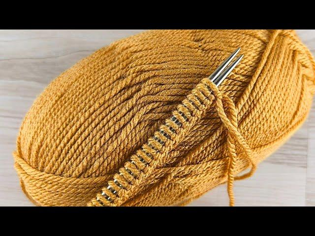 Super Easy Never before seen  amazing knitting pattern stitch!