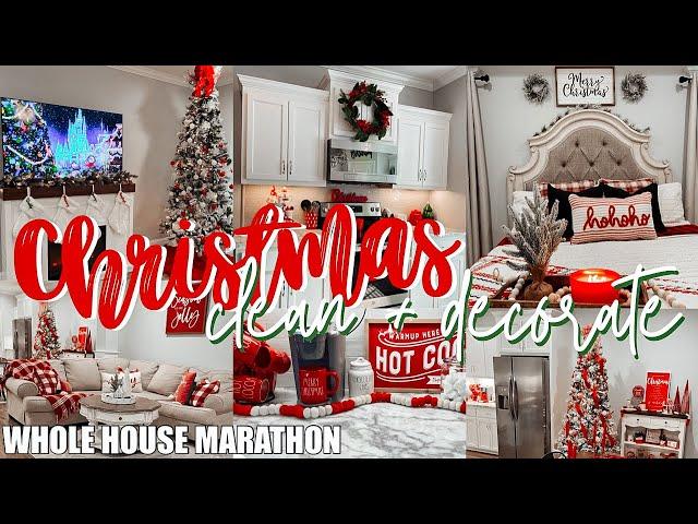 CHRISTMAS DECORATE WITH ME MARATHON | DECORATE FOR CHRISTMAS | CHRISTMAS DECORATIONS 2022