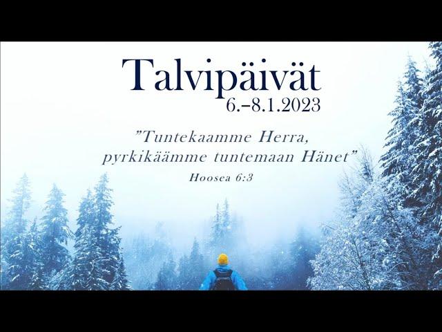 Talvipäivät 2023 Winter Days - 6.1. Awake-kokous / Awake Service [FIN/ENG]