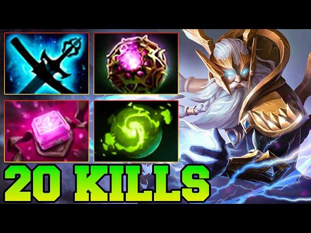 21 Kills Zeus 7.36 Mid Lane Meta !! Zeus Dota 2 Guide Update Tutorial Gameplay Carry Support