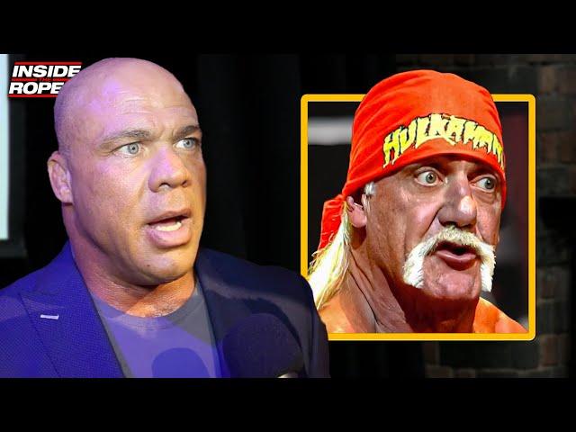 Kurt Angle SHOOTS ON Forcing Hulk Hogan To Tap Out!