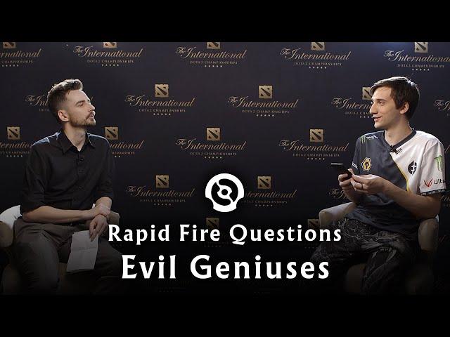 Rapid Fire Questions - Evil Geniuses