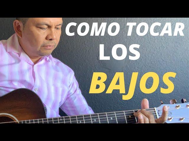 Como Aprender A Tocar Los Bajos En La Guitarra { Tutorial