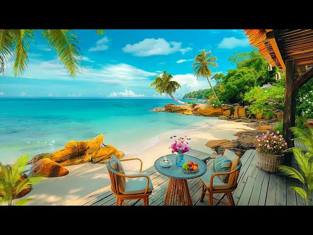 Seaside Music with Stunning Beach Sceneries & Bossa Nova Jazz for Relaxation | Happy and Uplifting