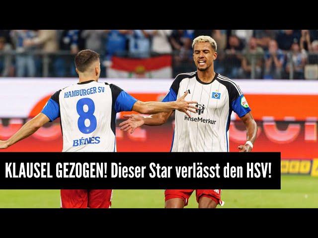 Die Klausel wurde gezogen! Dieser HSV-STAR verlässt den HSV!