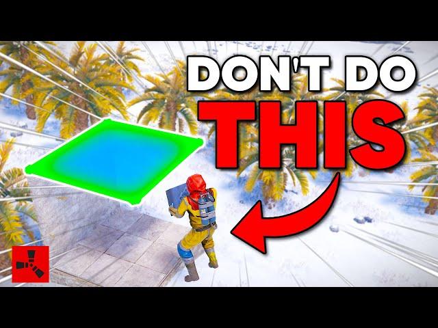 7 CRAZY Rust Base Building Tips that 99% DON’T KNOW!