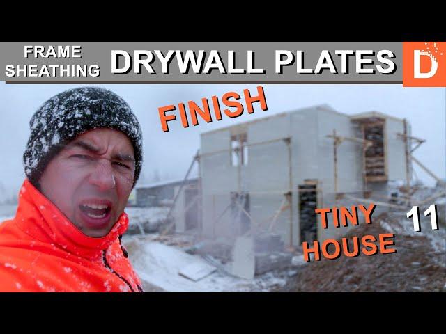 Tiny House Frame Sheathing finish