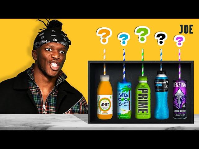 Can KSI guess which drink is PRIME? | Guess The Drink challenge