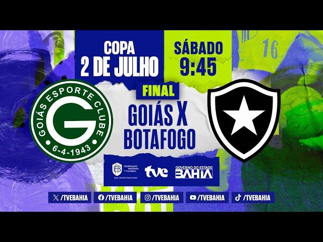 GOIÁS 1 x 0 BOTAFOGO (RJ) | PARTIDA COMPLETA | Final da Copa 2 de Julho Sub-15 | 13/07/2024