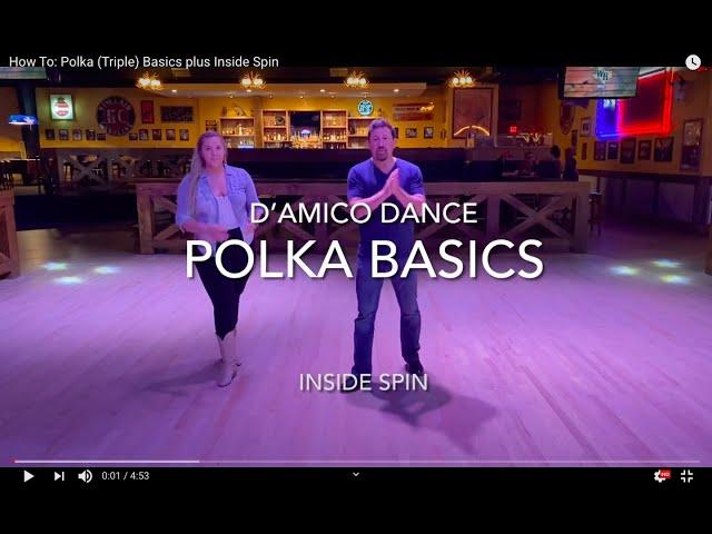 How To: Polka (Triple) Basics plus Inside Spin