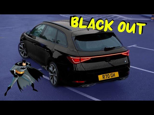 Blacking out a Seat Leon MK4 (+ Give Away)