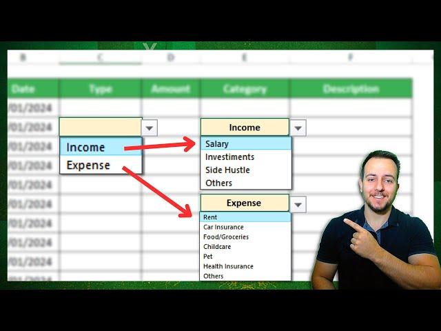 How to Create Multiple Dependent Drop-Down Lists in Excel | Automatically Update with New Values