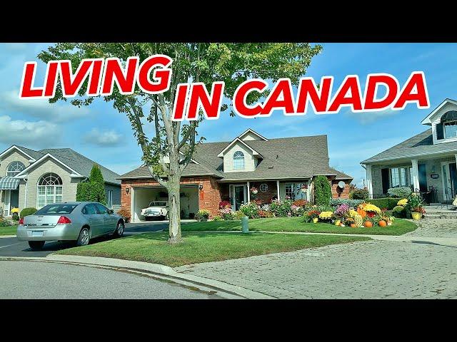 How do Canadians live | Average neighbourhood vs rich neighbourhood in Ontario