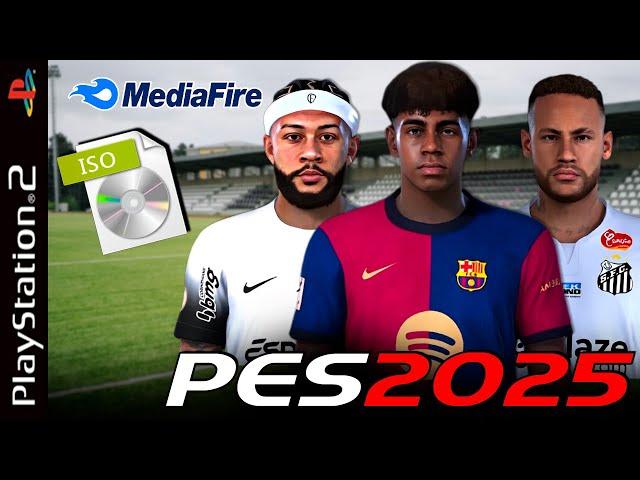 PES 2025 COM BRASILEIRÃO (PS2) NEYMAR CONVOCADO ISO DOWNLOAD GRATUITO (Aethersx2, OPL, Pcsx2)