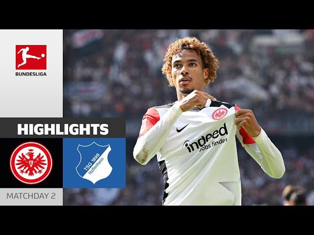 Ekitiké Scores! | Eintracht Frankfurt - TSG Hoffenheim 3-1 | Highlights | MD2 – Bundesliga 2024/25