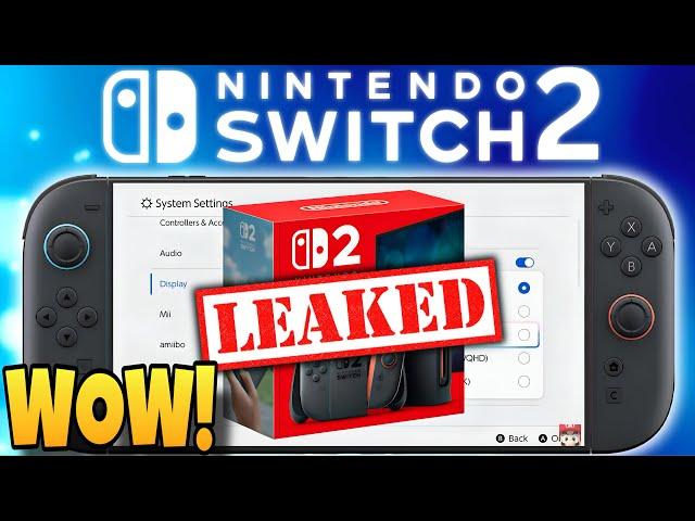 EVERYTHING for Nintendo Switch 2 Just Leaked...