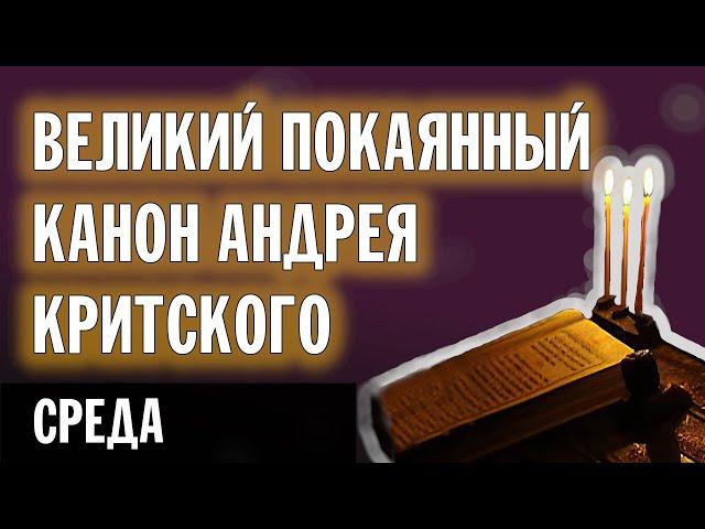 ВЕЛИКОЕ ПОВЕЧЕРИЕ | КАНОН АНДРЕЯ КРИТСКОГО (СРЕДА) | ВАЛААМСКИЙ МОНАСТЫРЬ