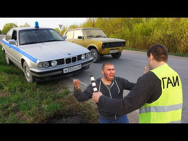 ДПС ПРОТИВ АВТОШ! ЭПИЧНАЯ ПОГОНЯ ЗА АВТОХУЛИГАНОМ!