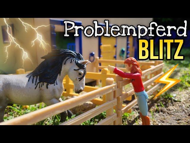 Verbotenes Reiten: Problempferd Blitz️️Schleich Teil 1