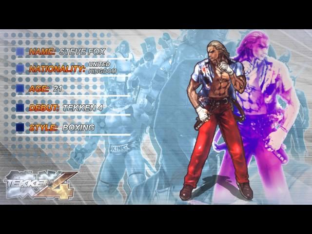 TEKKEN 4 ‒ "STEVE" (Ending Theme of Steve Fox) [⟨1080P60res⟩]