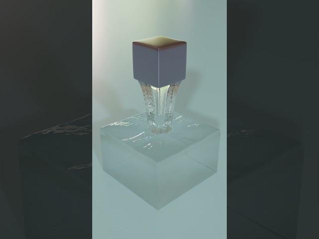 Blender Water Simulation #blender3d