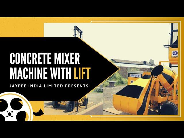 #Concrete #Mixer With Lift Hoist | 90512 34444 | Concrete Lift Machine Video: Jaypee