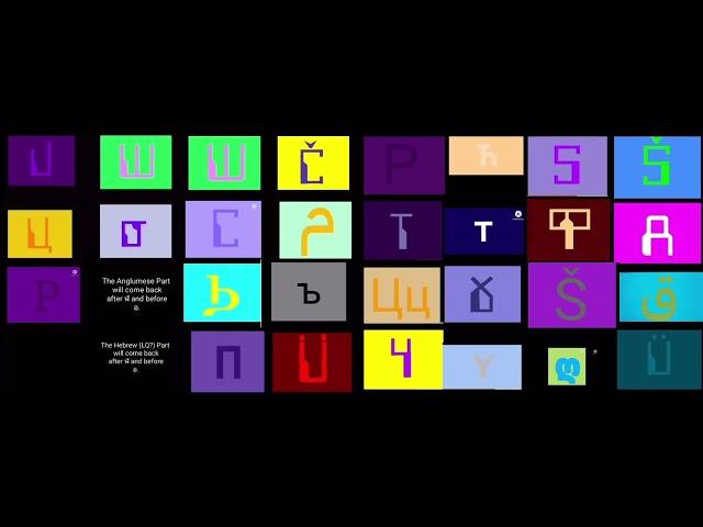 Artistic Alphabet 32 comparison languages (OFFICAL)