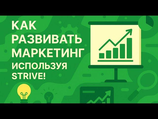 Как развивать маркетинг, используя Strive!