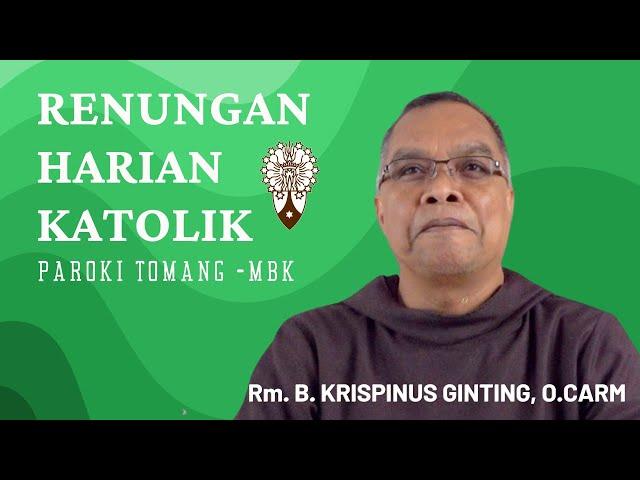 RENUNGAN HARIAN KATOLIK KAMIS 28 NOVEMBER 2024