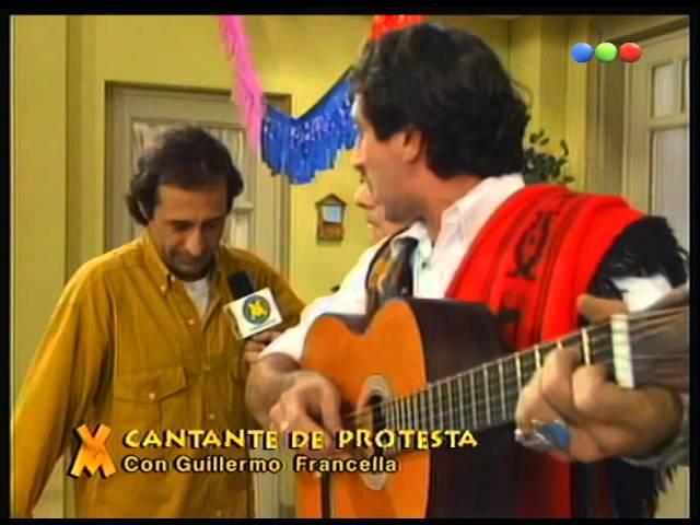 Cantante de Protesta con Francella - Videomatch 97
