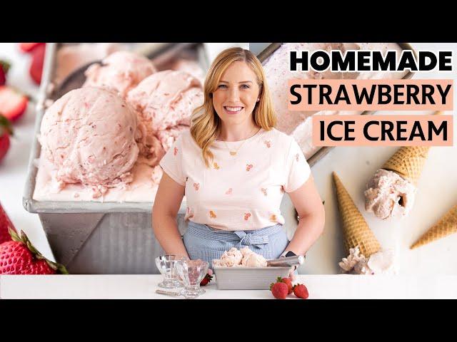 How to Make Strawberry Ice Cream