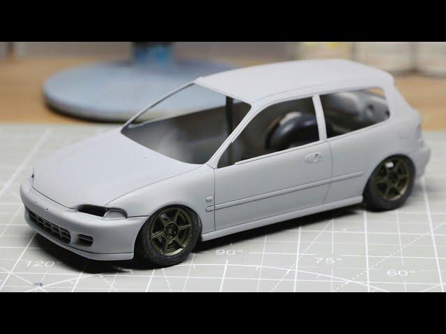 Building Your First Scale Model Car: Preparing the Body for Paint