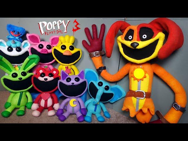 All Poppy Playtime 3 - DOGDAY, MONSTER CATNAP, HUGGY - Boss Fight - FULL Gameplay (Smiling Critters)