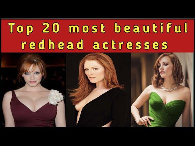 Top 20 most beautiful redhead actresses | Redhead actress