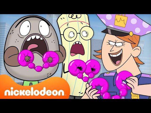 Rock Paper and Scissors go to BIRTHDAY JAIL! ‍️ | Nickelodeon UK