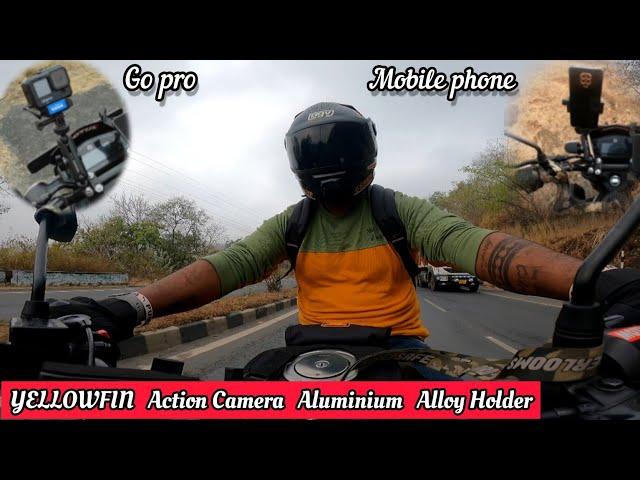 Gopro+Mobile Holder For All Motorcycle Motowolf Camera Mount #gopro #motowolf #motovlogsrishu