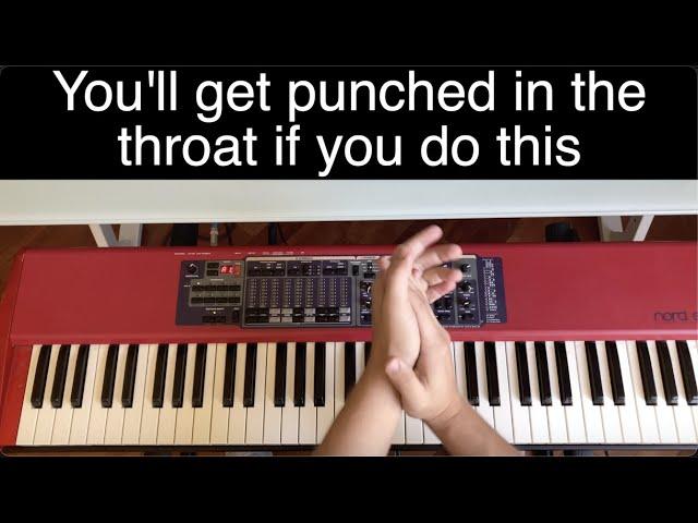 What NOT to do when playing jazz