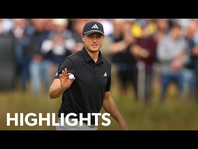 Ludvig Åberg shoots 6-under 64 | Round 2 | Genesis Scottish Open | 2024