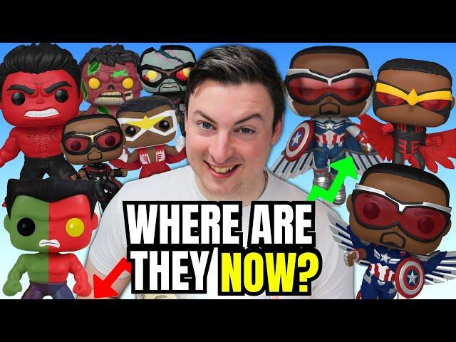 Captain America Sam Wilson & Red Hulk Funko Pops! Where Are They Now?