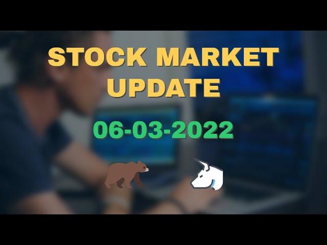 Stock Market Update 06-03-2022 - S & P, Dow Jones, Nasdaq