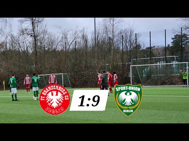 Sport-Union Berlin gewinnt das 3.Testpiel gegen Landesligist FC Brandenburg 03 mit 9:1 !!!