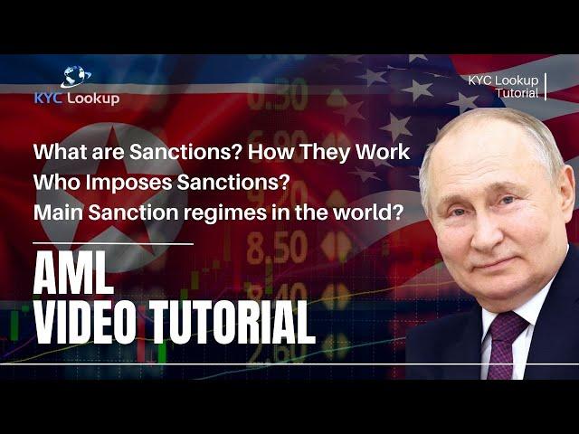 What are Sanctions | How do Sanctions Work | All Types of Sanctions explained | AML Tutorial