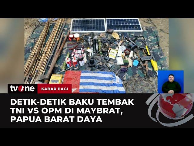 Menegangkan! Baku Tembak TNI vs OPM, Satgas Infanteri Kuasai Markas | Kabar Pagi tvOne