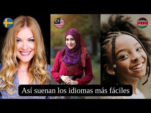 Cómo suenan los idiomas más FÁCILES del mundo 