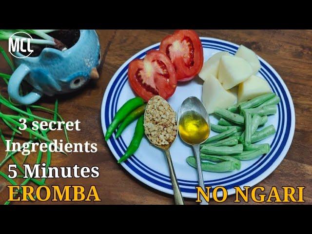 EROMBA Manipuri Spicy Side Dish | Vegiterian Eromba Recipe| Northeastern Side Dish |Chutney Recipe