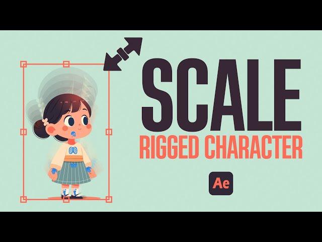 How to Scale Characters After Rigging & Animating With Duik Angela?